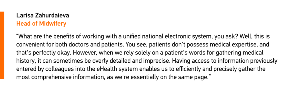 benefits of Ukraine's national eHealth system
Source: https://ehealth.gov.ua/2023/02/02/perevagy-mozhlyvosti-ta-trudnoshhi-tsyfrovoyi-vzayemodiyi-v-esoz-na-prykladi-pryvatnogo-akusherskogo-medychnogo-tsentru/ 