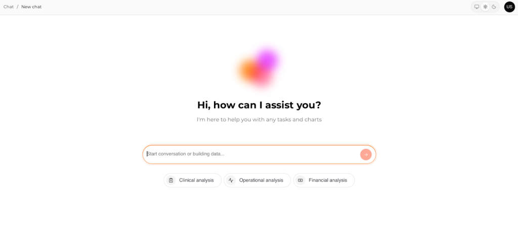 Start conversation of building data...