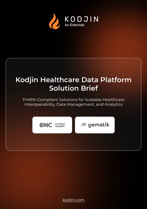 Kodjin Data Platform Solution Brief